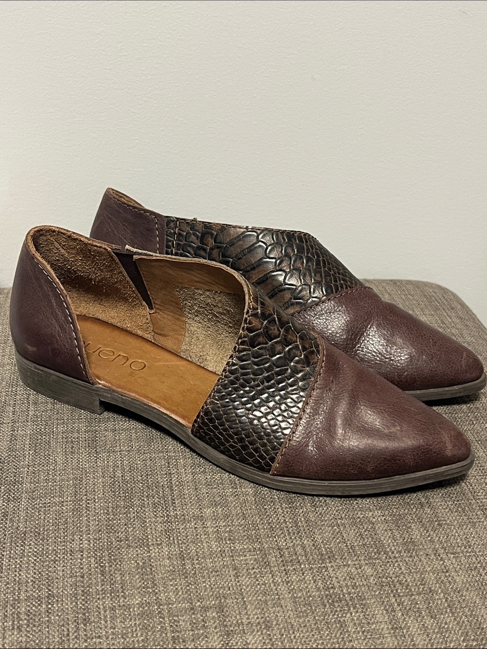 Bueno Brown D'Orsay Flats 8